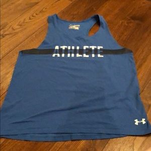 Blue nike tank top